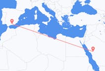Vluchten van Medina, Benevento, Saoedi-Arabië naar Granada, Spanje