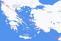 Vluchten van Paphos naar Tirana