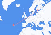 出发地 爱沙尼亚出发地 塔林目的地 葡萄牙Horta的航班