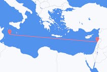 Flug frá Beirút, Líbanon til Lampedusa, Ítalíu