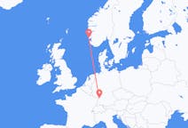 Flyg från Haugesund, Norge till Karlsruhe, Tyskland