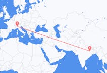 出发地 印度出发地 加雅目的地 意大利米蘭的航班