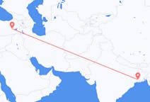 出发地 印度加尔各答目的地 土耳其穆什的航班