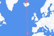 出发地 葡萄牙丰沙尔目的地 冰岛阿克雷里的航班