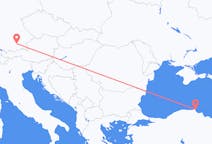 出发地 土耳其出发地 锡诺普目的地 德国慕尼黑的航班