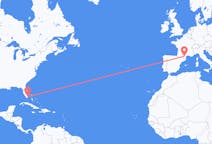 Flights from Miami, the United States to Carcassonne, France