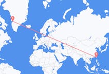 Loty z Kaohsiung w Tajwanie do Ilulissatu na Grenlandii