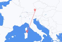 Flights from Olbia, Italy to Salzburg, Austria