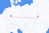 Vluchten van Lviv, Oekraïne naar Frankfurt, Duitsland