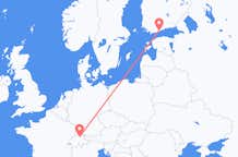 Flyreiser fra Zürich, til Helsingfors