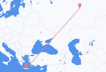 Flights from Izhevsk, Russia to Heraklion, Greece
