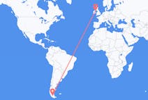 Flyg från Punta Arenas, Chile till Belfast, Nordirland