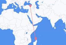 Flyg från Nossi-Bé, Madagaskar till Elazig, Turkiet