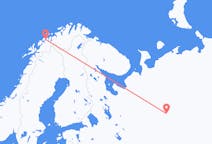Fly fra Syktyvkar til Tromsø