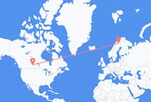 Loty z Saskatoon w Kanadzie do Kiruny w Szwecji