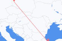 Flyreiser fra Zielona Góra, Polen til Istanbul, Tyrkia