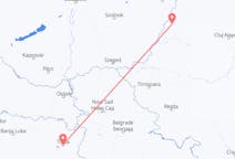 Flyreiser fra Tuzla, Bosnia-Hercegovina til Oradea, Romania