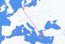 Flyreiser fra Santorini, Hellas til Hannover, Tyskland