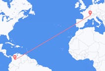 Flights from Bogotá to Geneva