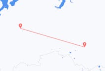 Fly fra Tomsk til Syktyvkar