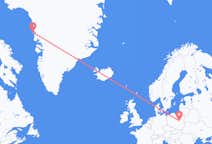 格陵兰出发地 乌佩纳维克飞往格陵兰目的地 华沙的航班