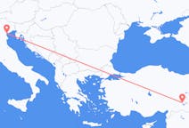 Fly fra Adıyaman til Venezia