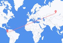 Flights from Quito, Ecuador to Krasnoyarsk, Russia