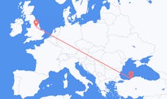 Flights from Zonguldak, Turkey to Doncaster, the United Kingdom