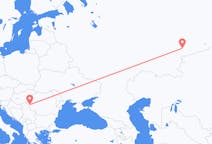 Fly fra Tjeljabinsk til Timișoara