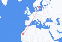Flyg från Atar, Mauretanien till Kalmar, Sverige