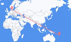 瓦努阿图出发地 西南灣飞往瓦努阿图目的地 哥本哈根的航班