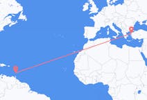 Flyreiser fra Saint Vincent, St. Vincent og Grenadinene til Edremit, Tyrkia