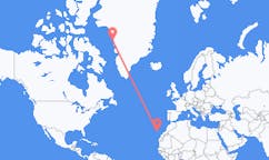 그린란드 우퍼나비크에서 출발해 스페인 라팔마까지(으)로 가는 항공편