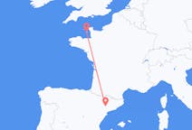 Flyg från Lleida, Spanien till Saint Helier, Jersey