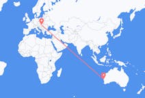 Flyg från Geraldton, Australien till budapest, Ungern