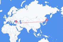 出发地 日本出发地 釧路市目的地 土耳其開塞利的航班