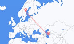 เที่ยวบิน จาก Türkmenbaşy, เติร์กเมนิสถาน ไปยัง Sundsvall, สวีเดน