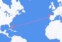 Flyreiser fra Rock Sound, Bahamas til Porto, Portugal