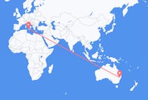 Flights from Tamworth, Australia to Palermo, Italy