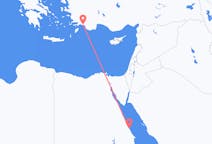 Flyg från Marsa Alam, Egypten till Dalaman, Turkiet