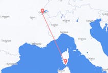 Flyg från Genève, Schweiz till Figari, Frankrike
