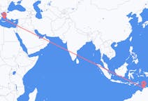 Flyreiser fra Darwin, Australia, til Santorini, Australia
