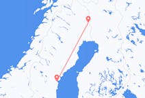 Fly fra Pajala til Sundsvall
