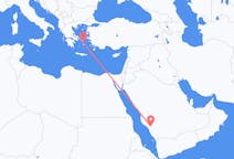出发地 沙特阿拉伯出发地 巴哈目的地 希腊米科诺斯的航班
