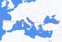 Flyreiser fra Batumi, Georgia til Santiago de Compostela, Spania