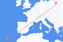 Flyreiser fra Funchal, til Warszawa
