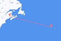 Flyrejser fra Fredericton, Canada til Horta, Azorerne, Portugal