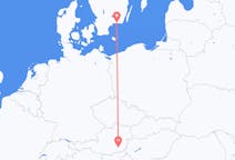 Flights from Ronneby, Sweden to Graz, Austria