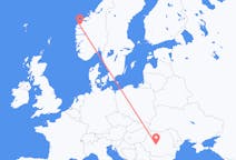 Flights from Volda, Norway to Sibiu, Romania