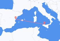 Flights from Castellón de la Plana, Spain to Palermo, Italy